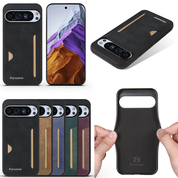 Case For Google Pixel 9 Pro XL 9 Pro Phone Case Luxury Wallet Flip Cover For Google Pixel 9 Phone Cover New Non-Slip Shockproof