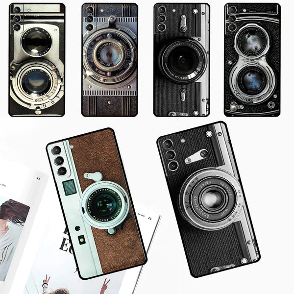 Retro Camera Vintage Case For Samsung Galaxy Cover