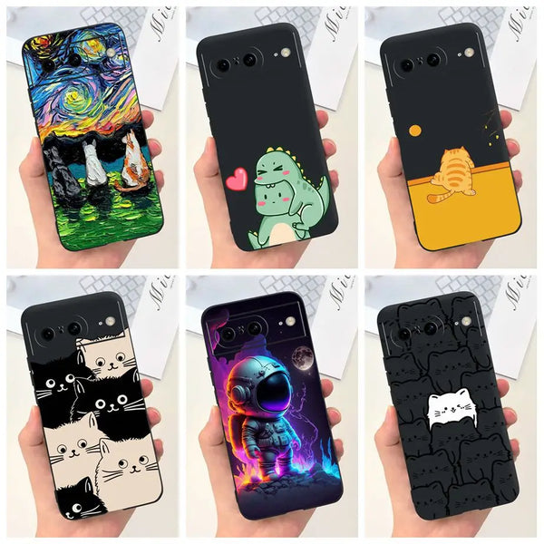 For Google Pixel 8A Case Pixel8 Pro Cute Fashion Cartoon Cover Shockproof Phone Case For Google Pixel 8 Pro Pixel8A Fundas Coque