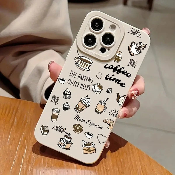 Case for Samsung Galaxy Coffee Time Phone Cover for