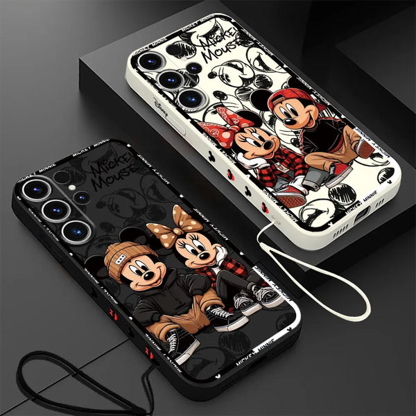 Disney Mickey Minnie Mouse Cool Phone Case for Samsung Galaxy Silicone Soft Cover