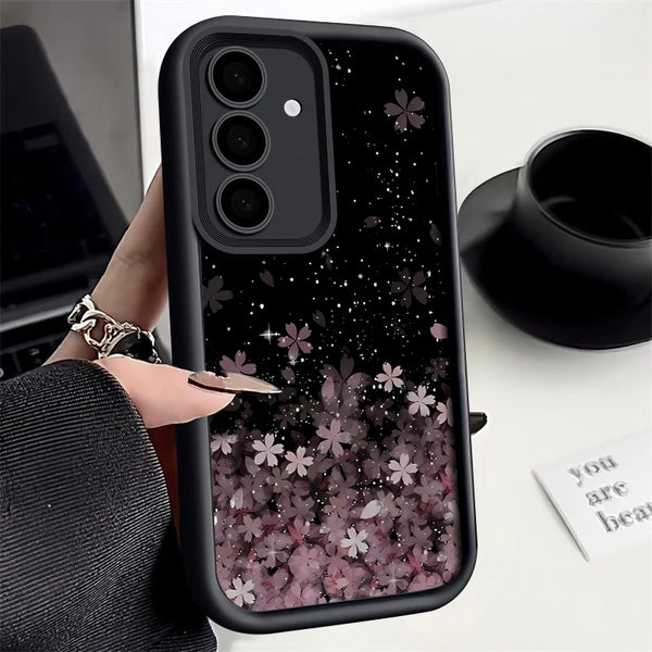 Cherry Blossom Silicone Case For Samsung Galaxy TPU Phone Cover