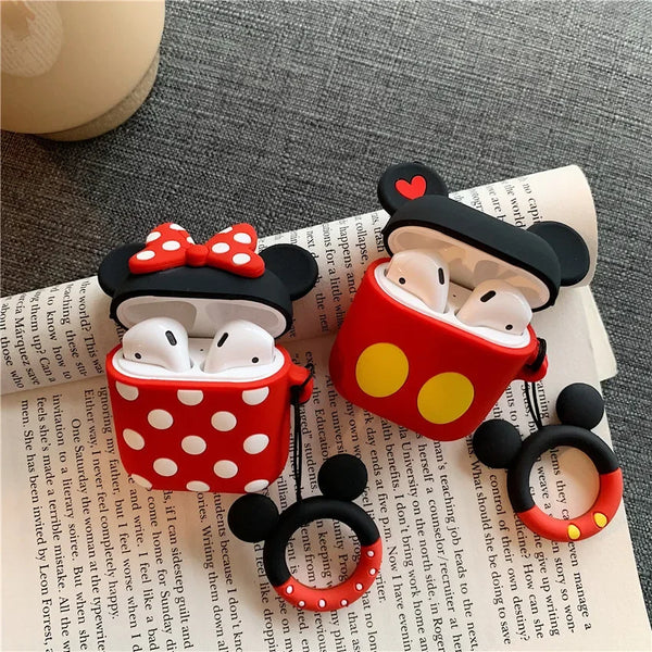 Disney For Airpods Pro 2nd Generation Case,Mickey Minnie Silicone Earphone Anime Cover For Airpods Pro Case For Kids/Girls