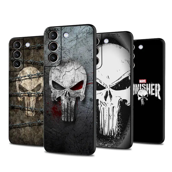 Marvel Superhero Punisher Case For Samsung Galaxy Soft Silicone Phone Cover